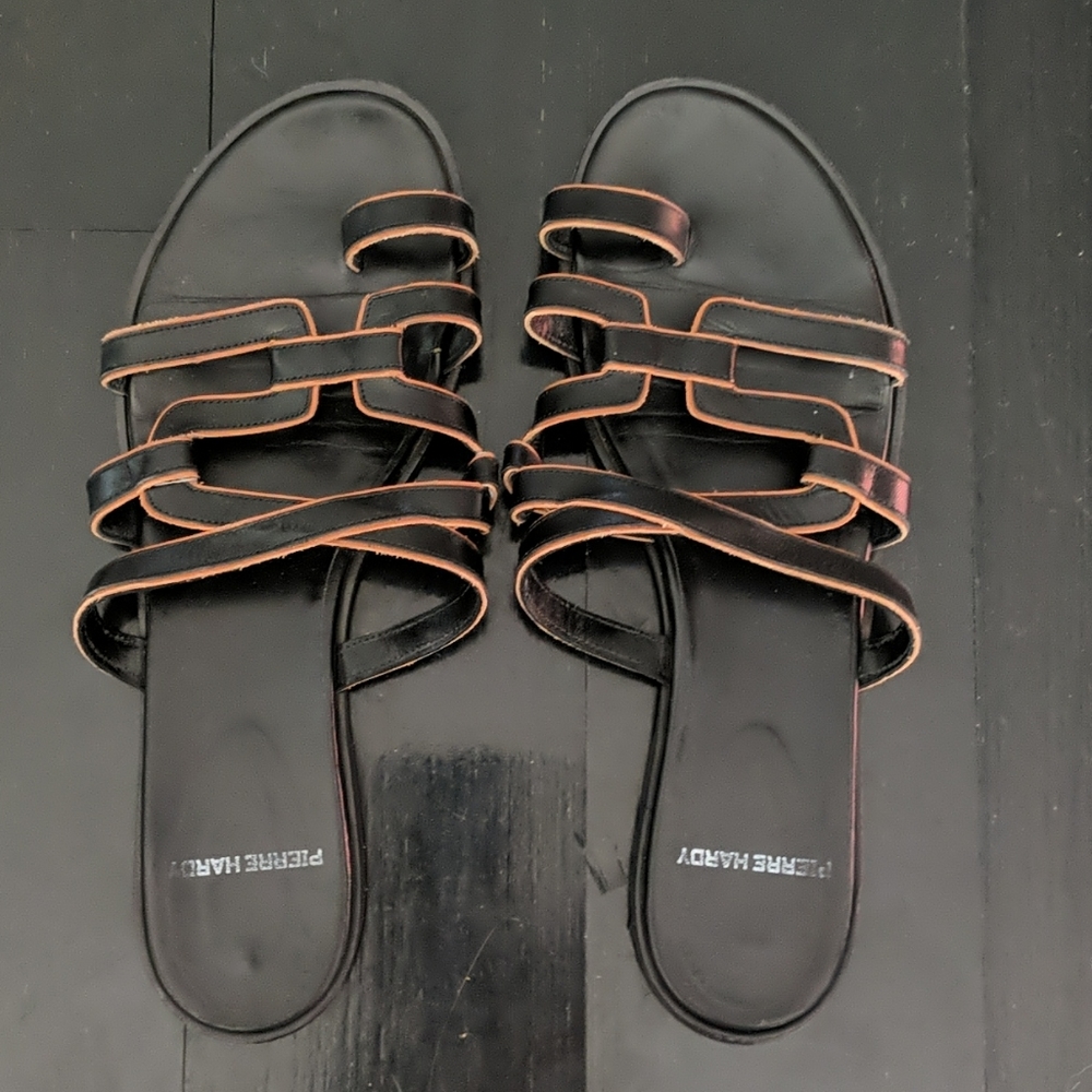 Black Pierre Hardy sandals